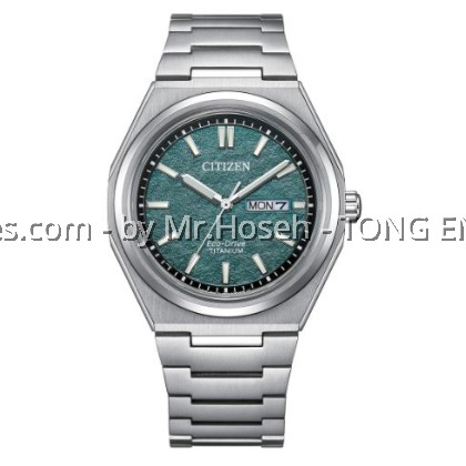 Citizen Zenshin Eco-Drive Super Titanium Day-Date Watch AW0130-85X